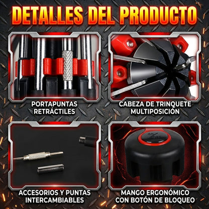 Led Desatornillador Multifuncion 8 En 1