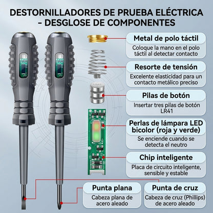 Desarmador Detector Electricidad Magnetico