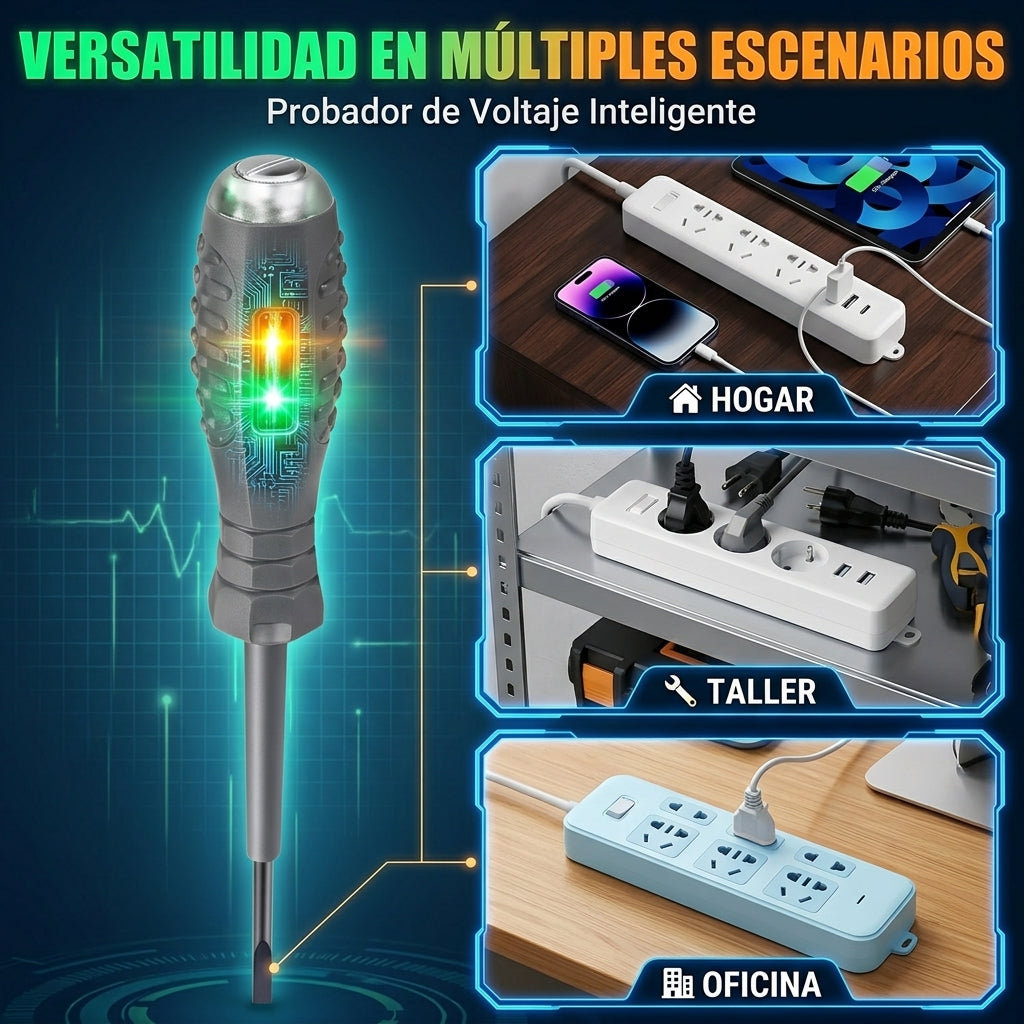 Desarmador Detector Electricidad Magnetico