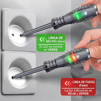 Desarmador Detector Electricidad Magnetico