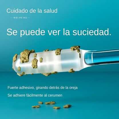Bastoncillos adhesivos para la limpieza de los oídos