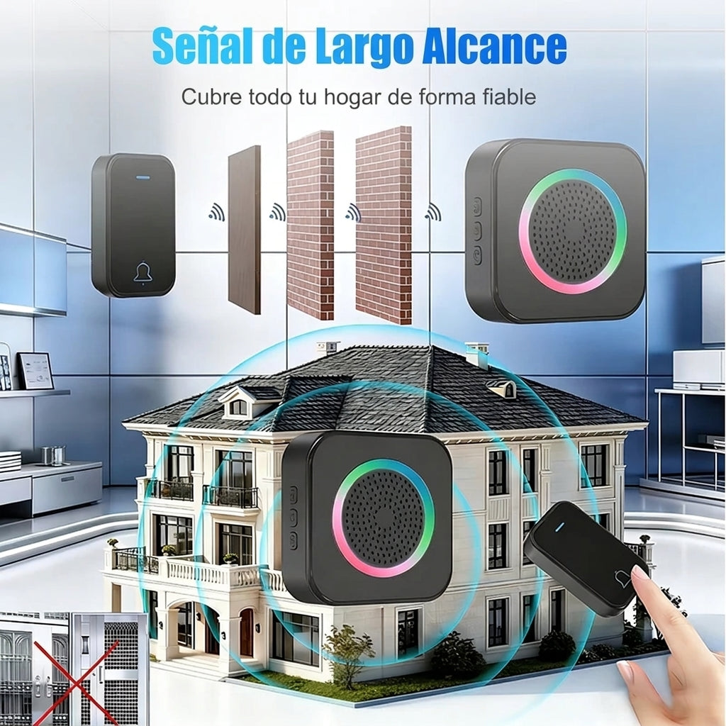 Timbre Inalámbrico de Largo Alcance
