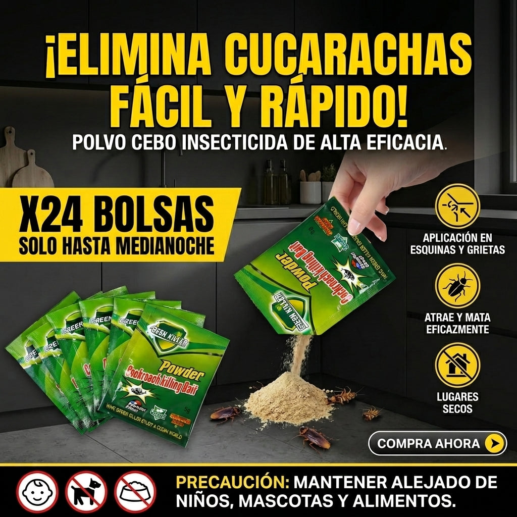 Insecticida Cucarachas Polvo