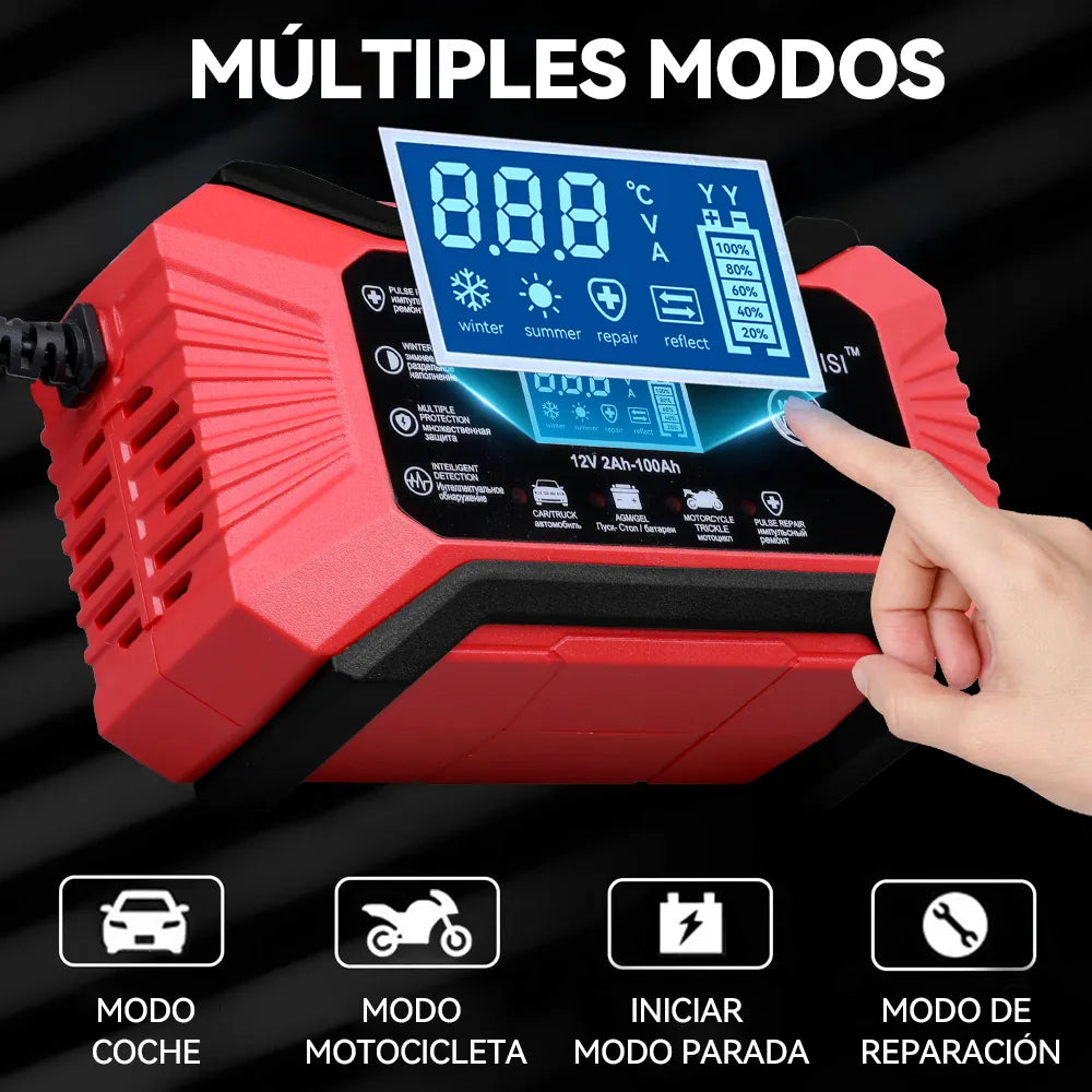 Cargador De Bateria Para Auto O Motocicl