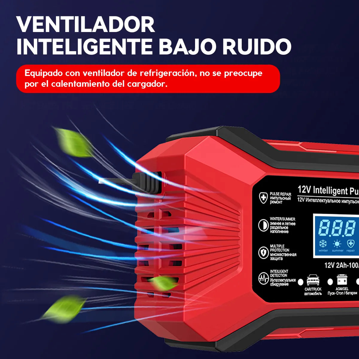 Cargador De Bateria Para Auto O Motocicl
