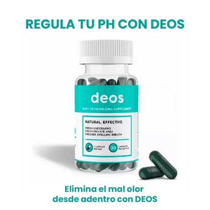 DEOS® | DESODORANTE INTERNO en cápsulas