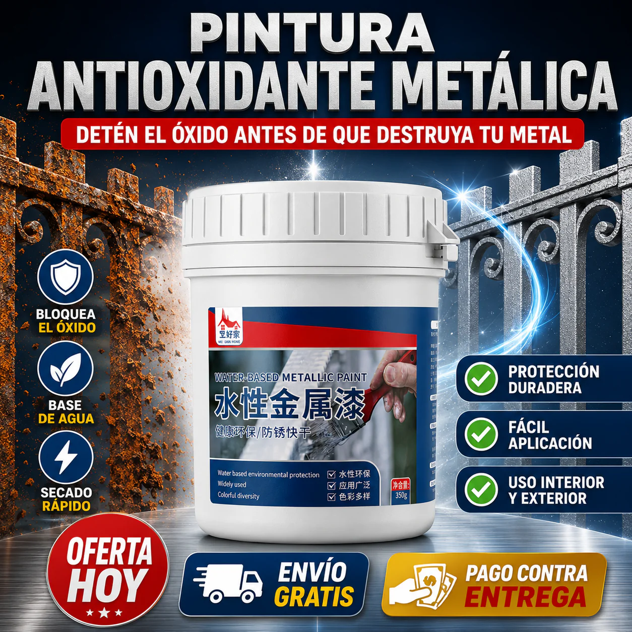 Pintura De Antioxido Anticorrosiva