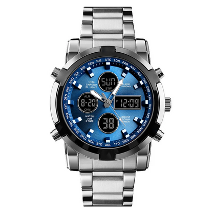 Reloj Militar 48mm con Doble Visualización