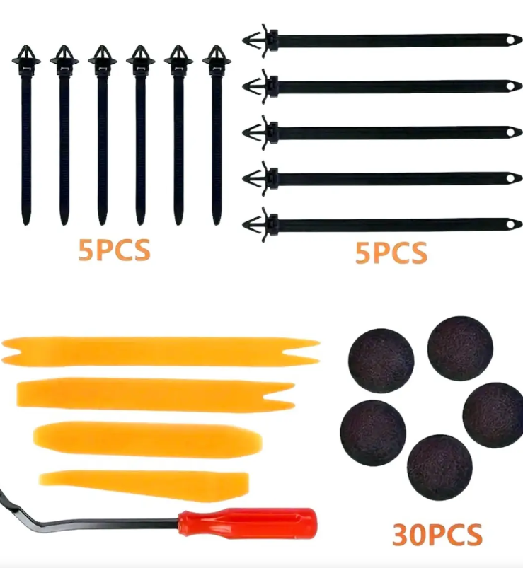kit de grapas y sujetadores para auto