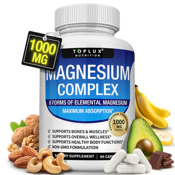 Suplemento Magnesio Complex 8 en 1 - 90 capsulas