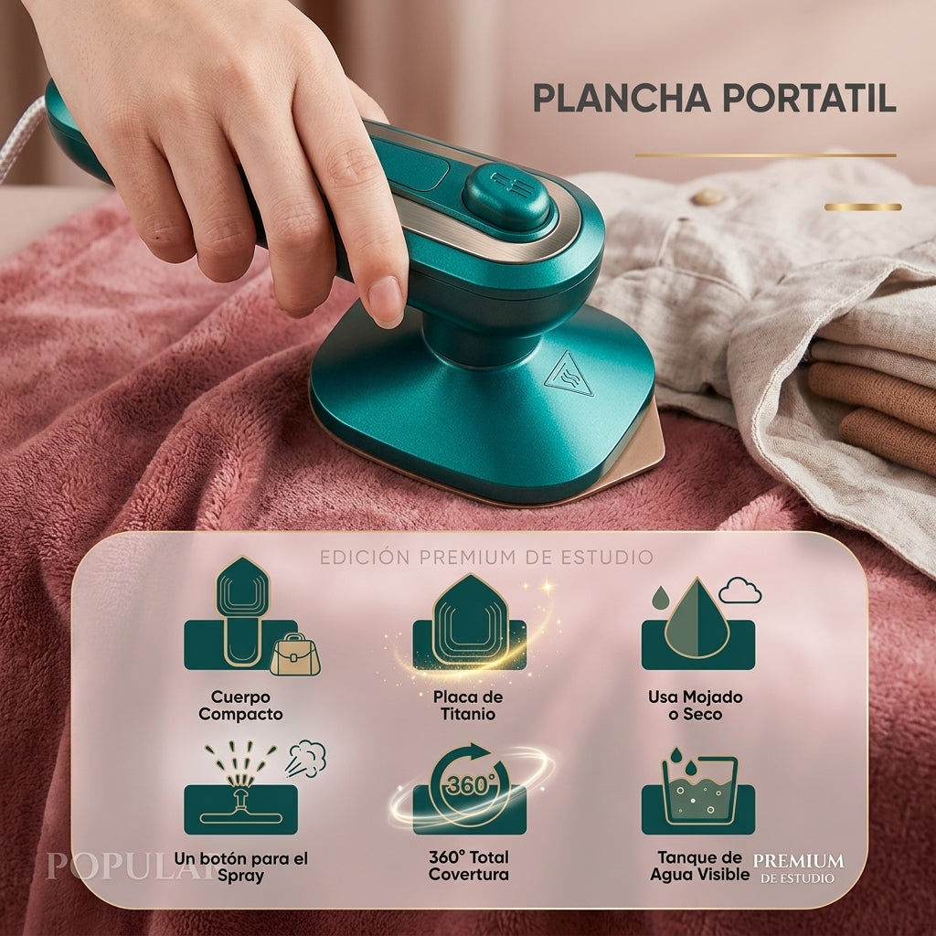 Plancha A Vapor Portatil De Mano