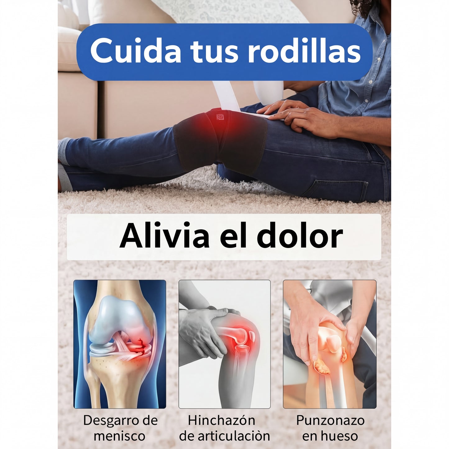 COMBO Alivio Instantáneo - Rodillera + Hombrera de Calor