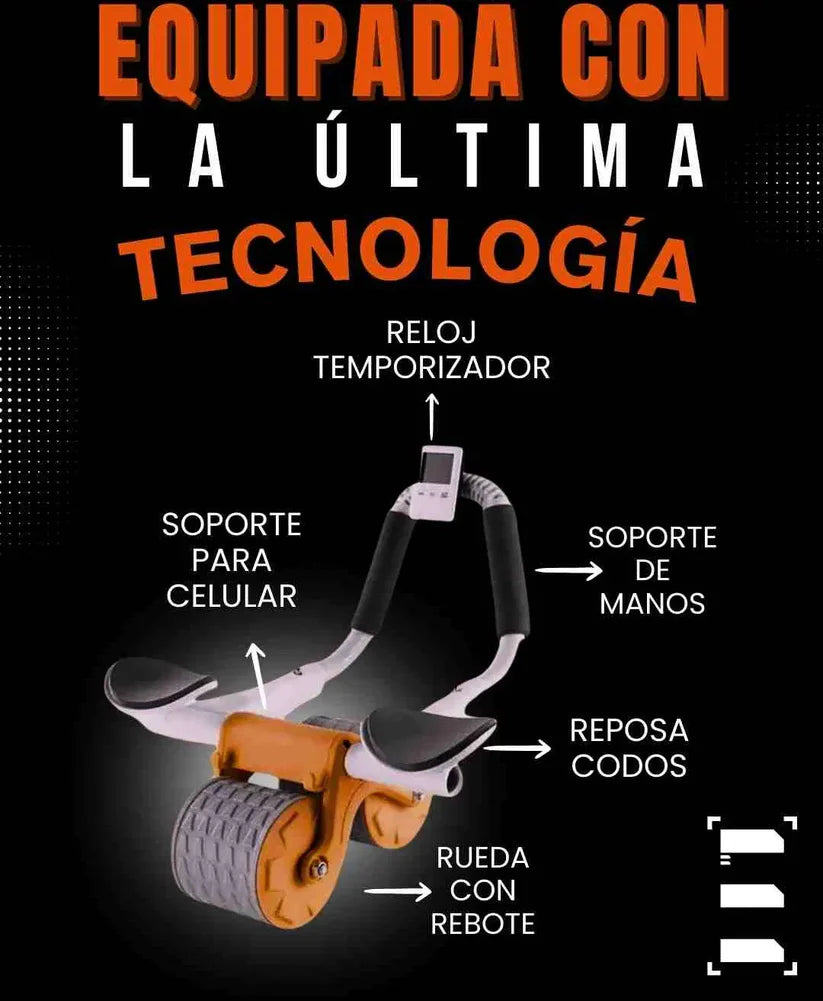 RUEDA ABDOMINAL REBOTE ASISTIDO AUTOMÁTICO