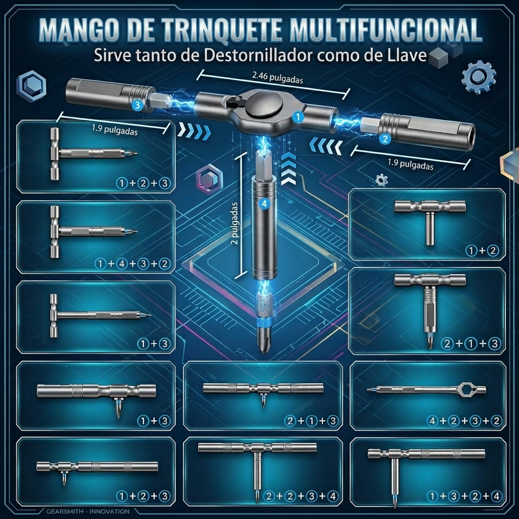 Destornillador De Trinquete Magnetico