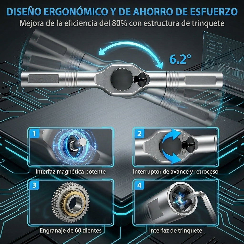 Destornillador De Trinquete Magnetico