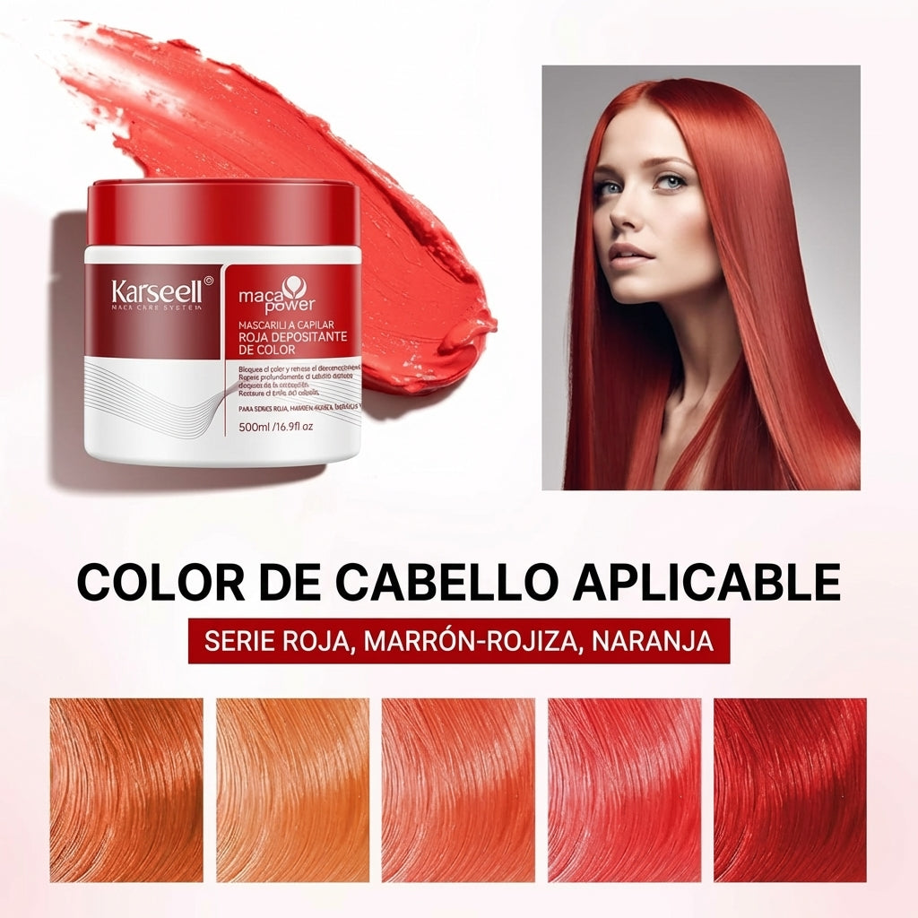 Karseell™ - Mascarilla Reparadora Color Rojo